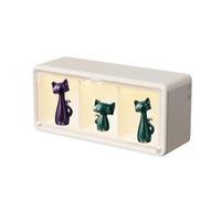 Générique Collectible Display Case | Dustproof Figure Display Case | Clear Doll Storage Box, LED Light Display Case, Acrylic Display Cabinet, Figurine Showcase Case, Showcase Cabinet for Dolls