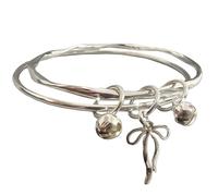 Générique Colors Stackable Jewellery with Closed Bell and Knot Three Life III Smooth Bracelet to Send 4 Colours Small Man Rings, one size, Copper, No Gemstone