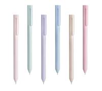 Générique Colour Gel Pens - Pack of 6 Multicoloured Ink Pens | Ideal for Diary Journal Paper Notes Journaling Outdoor Journaling School Planner