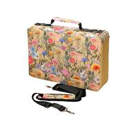 Générique Coloured Pencil Case, 480 Slots with Zip, Pencil Holder for Pencils/Pens/Felt-Tip Pens for School and Office with Large Capacity Pencil Case, Yellow, Handbag Organizer