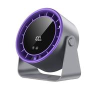 Générique Compact Desk Fan, Small Quiet Touch Control Table Fan, Long-Lasting Battery Power, Silent Cooling Device for Home, Travel, Camping, and Outdoor Use, 6.69 x 6.81 x 3.39 inches