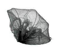 Générique Compact Mesh Casting Net Fish Trap | Bass Fishing Net Trap for Carp, Catfish, Crappie, Black-bass, Trout, Bank, Lake, Kayak, Pond, River,