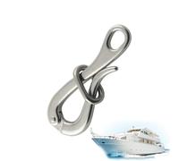 Générique Compact Shackle - Buckle Shackle with Anchor Clip, Hook Link in Stainless Steel | for Firefighters, Climbing, Rigging, Towing Lifting, Maritime Boats