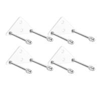 Générique Competition Collection Acrylic Skateboard Wall Mount | Set of 4 Skateboard Wall Brackets for Garage, Board Presentation, Competition, Surf, Snowboard,