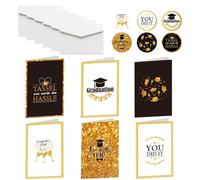 Générique Congratulations Card for Her, Graduation Greeting Supplies with Envelopes, Graduation Card | for Primary School College High School University Celebrations Party and