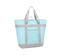 Générique Cooler Bag, Large Insulated Tote, 20.47 x 7.87 x 16.54 Inches Size 40L Foldable Lunch Box, Reusable Portable Food Storage for Outdoor Picnic Beach Camping Travel, Grey