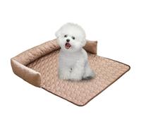 Générique Cooling Mat for Dogs, Round Summer Bed Mat, Breathable Cushion Non-Slip Comfortable for House Canine Cat Flap Indoor Sofa Cage