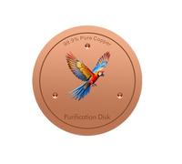 Générique Copper Bird Bath Disc - Purifying Cleaner, Copper Bird Bath with a Three Point Stand - Outdoor Fountain Garden Patio Lawn Yard Farm