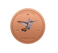Générique Copper Disc Bird Bath Water Purifying Water Purification Disc for Bird Bath with Three Point Stand for Patio, Garden, Outdoor, Fountain, Farm, Yard, and Lawn