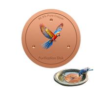 Générique Copper Disc for Bird Bath, Water Purifier - Bird Bath Purification Disc with Three Point Stand - Outdoor Fountain Garden Patio Lawn Yard Farm