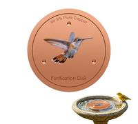 Générique Copper Disc for Bird Bath, Water Purifier | Copper Bird Bath with Three Point Stand - for Lawn, Yard, Fountain, Patio, Garden and Outdoor