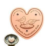Générique Copper Disc for Bird Bath, Water Purifier - Copper Bird Drinker with Triple Point Stand | Suitable for Fountain, Farm, Yard, Lawn, Patio, Garden and Outdoor Use