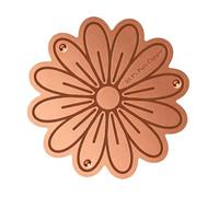 Générique Copper for Bird Bath Cleaning with 3 Point Holder, Copper Purification Disc Bird Bath, for Outdoor Garden Yard Terrace Concrete Ceramic Heating