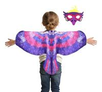Générique Cosplay Bird Prop - Immersive Animal Theme Costume with Elastic Straps, Face and Bird Wings | Perfect for Stage School Carnival Halloween Masquerade Photography Birthday Party