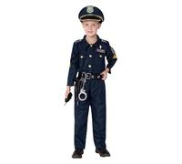 Générique Cosplay Costume for Policeman Cosplay Set, Costume, Carnival, for Boys, Party, Halloween, Carnival, School, Show and Festive Gathering
