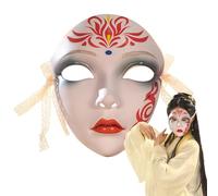 Générique Cosplay Face | Female Full Face Cover - Cosplay Face Cover - For Party Decor, Dance, Stage Performance, Theatre, Men, Women,