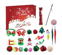 Générique Countdown Toy for Cats - Fun Christmas Themed Toys for Entertaining Cats - for Family Friends, Men, Women, Sons, Girls, Girls, Teenagers, Animal Lovers