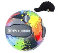 Générique Counter Clip - Gold Rainbow Glitter Colors 12 Strokes Golf Marker Easy Touch Reset Mechanism Small Portable Score Durable ABS Material