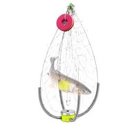 Générique Crab Net - Steel Fishing Cage Fish Trap for Salt and Fresh Water Crabs Shrimp Lobsters Crayfish from Beach Deck Dock Lake