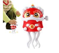 Générique Crawling Dancing Toy - Lion Dancing with Winding Battery Free - Interactive Figures for Boys and Girls Use in Living Room, Bedroom, Playroom, Nursery, Daycare, School