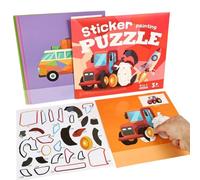 Générique Creative Interactive and Educational Sticker Painting Book | Activity Book with Numbered Stickers for Boys, Girls, Car, Meeting,