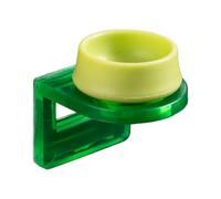 Générique Crested Terrarium Feeding Bowl, Adhesive Backed Terrarium Feeding Bowl, Leopard Gecko Water Dish, Secure Pet Accessory, Leza Care