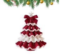 Générique Crochet Kit for Adults - Christmas Tree Learning Kit Hook, Complete Gift Set for Friends Colleagues