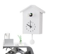 Générique Cuckoo Wall Clock - Decorative Bird Clock with Timed Alarm, Modern Wall Mounted Battery Powered Decoration, Elegant Watch, Room Ornament f