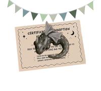 Générique Cuddle Pocket Animals - Dragon Shape Stress Relief Sculpture | Anti-Stress Figurines - For Work Meetings Waiting Rooms Colleagues Employees Team Incentives