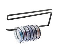 Générique Cup Lid Organizer | Hanging Without Drilling Under Cabinet - Interior Closet Organizer For Lids - For Kitchen, Office, Dorm, Closet, Shelf,