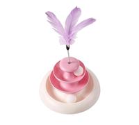 Générique Curiosity Stimulating Teaser Indoor Cat Toy with Rotating Ball | Cats of All Sizes, Living Room, Bedroom, Office, Balcony, Outdoor