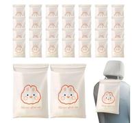 Générique Cute Cartoon Design Car Bin with Self Adhesive Attachment - Recycling Container for Car, Airplane, Trunk Cup Holder, Travel Boat, Sick