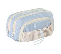 Générique Cute Pencil Case - Pencil Bag with Drawstring, Large Capacity Storage Organizer for School Supplies for Students, Boys, Teenagers, Girls, School and, Bright blue, Se référer au descriptif