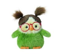 Générique Cute Round Nomadic and Soft Bird Plush Toy Miniature Gift for Christmas, Easter, Valentine's Day, Home Bedroom