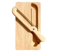 Générique Cutting Bow, Double Sided Bagel Saw - Cutting Board Slicer for | For Patisserie Cooks Home Restaurant Apartment Breakfast