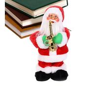 Générique Dancing Santa Claus - Festive and Safe Musical Decoration | Santa Claus with Saxophone | for Women Men Adults Home Offices Cafe Party