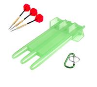 Générique Darts Case - Lock Buckle Design, Steel Tip Dart Carrying Case, Transparent Dart Wallet | Portable Transparent Wallet, green, Se référer au descriptif, Refer to description