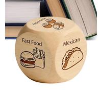 Générique Decision Dice | Funny Portable Wooden Dice Set, Wooden Dinner Decider | for Valentine's Day, Birthday, Wedding, Home Indoor Outdoor Couples Women