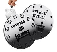 Générique Decision Maker's Corner, Go to Bed Coin 1 extra episode - Players Double Sided Decision-Making Coin,1 Game/Extra Time to Lie Down and 1 Episode/Go to Bed Room