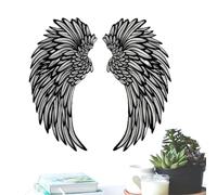 Générique Decorative Angel Wings for Wall | Modern Angel Wings Wall Sculpture | Elegant Celestial Design for Indoor/Outdoor, Bedroom, Office, Exquisite Decorations
