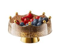 Générique Decorative Bowl | Table Top 28 cm Centerpiece with 8 Forks Design for Kitchen Bowl - for Vegetables, Desserts, Snacks, Salad, Pasta, Meals and Tableware