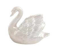 Générique Decorative Modern Ceramic Swan Toilet Seat Cover for Bathroom, Bathroom, Toilet, Shower, Bedroom, Apartment, Camper Van