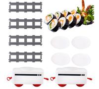 Générique Del Sushi per Bambini - Trenino Rotante A Batteria, Set Di Trenini Giocattolo per Tavolo Da Esposizione Di Sushi per Feste, Oscillating, Set Di Trenini per Bambini, Ragazzi E Ragazze 4