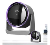 Générique Desk Fan - Table Fan For Bedroom | Silent Desk Fan | Wall Mounted Bedroom Ventilador, Night Lights For Kids With Fan, Desktop Fan USB Fan, USB Rechargeable Personal Fan For Home Office