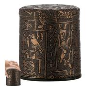 Générique Dice - Portable Egyptian Stackable Tumbler | Lightweight RPG Game Shaker for Bars, Parties, Game Nights, Clubs, Board Games, Table Game Accessory