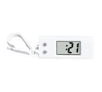 Générique Digitale Schlüsselanhänger-Uhr - Mini Taschenuhr mit LCD-Anzeige - Kompakte elektronische Uhr für Studenten, Prüfungen & Arbeit - Tragbarer Zeitmesser für Rucksack & Schlüsselbund - Schwarz