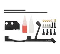 Générique Disc Brake Adapter - Bike Rotor Bracket, Bicycle Conversion Bolts | Sturdy Aluminum Alloy Construction | Gravel Road City Street Riding, Bicycle Brake Conversion Mounting Hardware Set