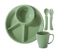 Générique Divided Plates for - Dining Bowls with Portion Control, Microwave Safe, Dishwasher, Plates for with Multiple Compartments, Man's Dish