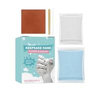 Générique DIY Hand Casting Kit with Imprints | Couple Set for Creating Footprints - for Christmas, Wedding, Couples, Wife, Parents, Mom, Girlfriend, Family,