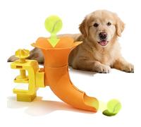 Générique Dog Ball Launcher - Automatic Long Range Non-Slip and Adjustable Tennis Ball Launcher for Small Dogs | for Home, Garden, Patio, Park and Lawn